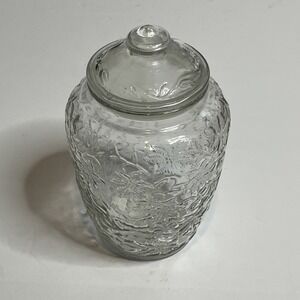 Princess House Fantasia Glass Canister & Lid